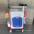 Hospital Adjustable Defibrillator Shelf Emergency Trolley